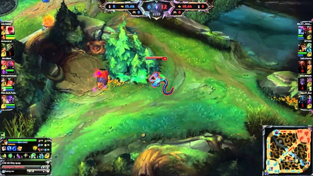 Giai đoạn giữa game Cassiopeia vô cùng mạnh mẽ
