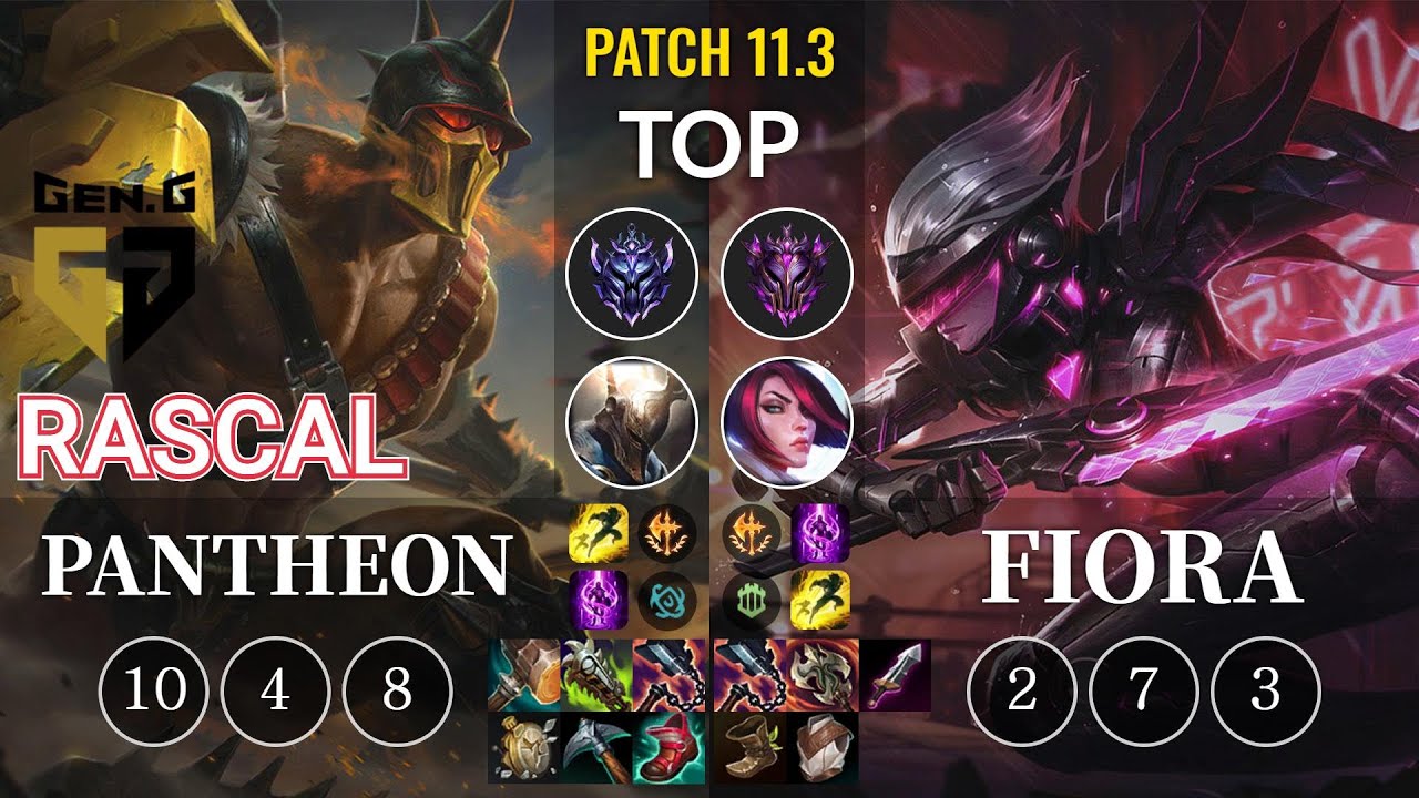 Pantheon bị khắc chế mạnh mẽ bởi Fiora
