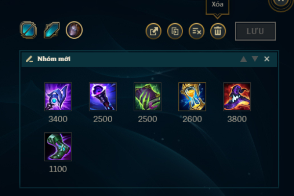 Bộ trang bị hoàn chỉnh cho Orianna