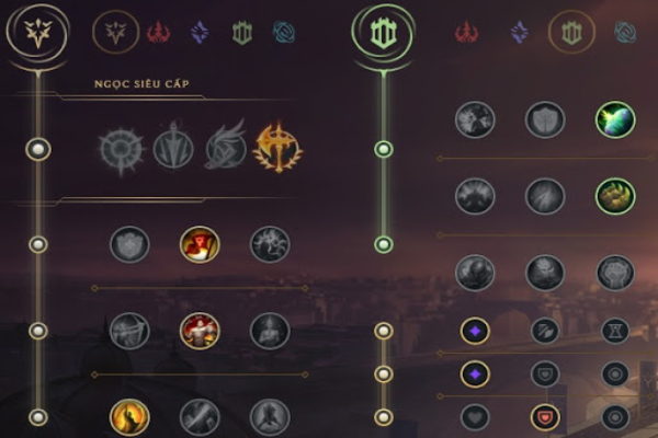 Bảng ngọc Mordekaiser Chinh Phục