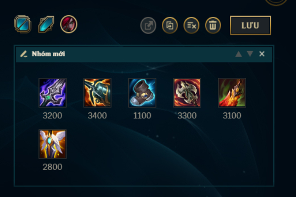 Bộ trang bị hoàn chỉnh cho Katarina carry