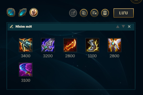 Bộ trang bị cho Kayle carry