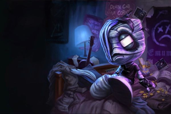 Amumu có khả năng tương tác tốt với kỹ năng phép thuật
