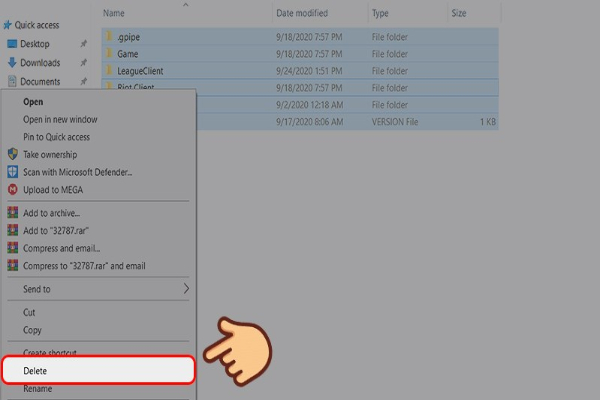 Cách xóa liên minh huyền thoại win 10 qua gỡ cài đặt garena