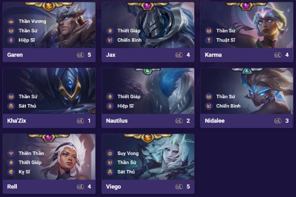 Nidalee đội hình Thần sứ