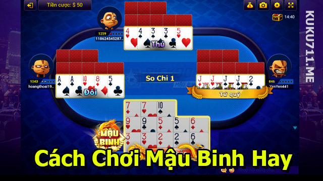 cách chơi mậu binh hay