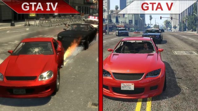 GTA 4 vs GTA 5 có khá nhiều điểm tương đồng GTA 4 vs GTA 5 có khá nhiều điểm tương đồng