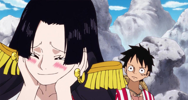 Có thể nói tình yêu dành cho Luffy đã giúp cô thay đổi con người